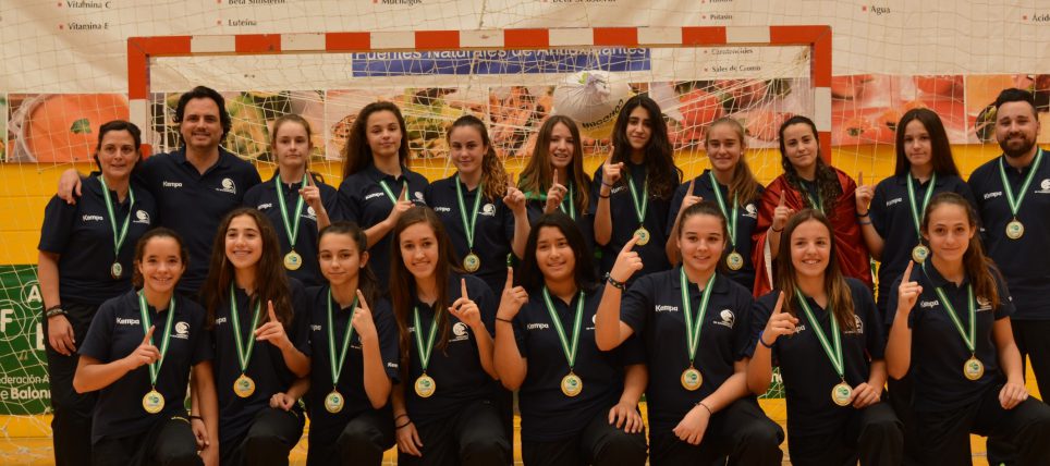 Oro para el CA?rdoba BM femenino en el CADEBA infantil de El Ejido