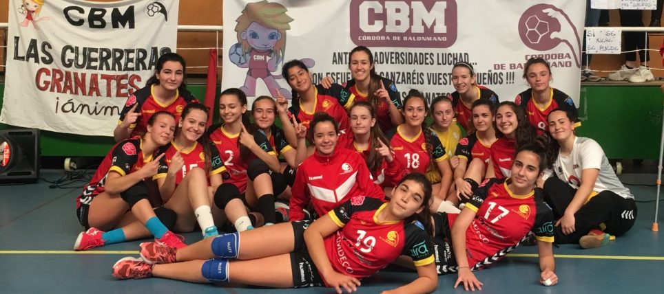 El balonmano base cordobés se tiñe de granate